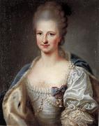unknow artist Portrait of Amalie of Zweibrucken-Birkenfeld Sweden oil painting artist